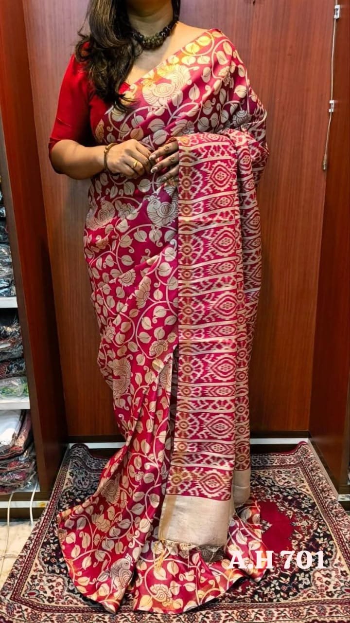 Silkarah katan saree